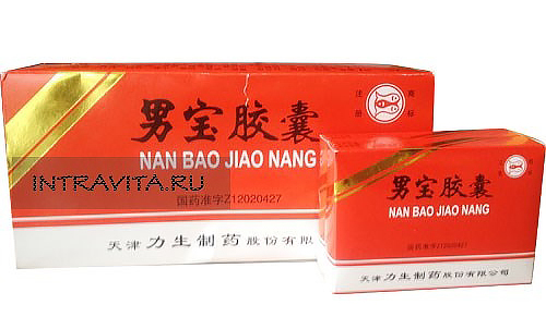 Nan Bao Jiao Nang Нан Бао Цзяо Нанг препарат для потенции